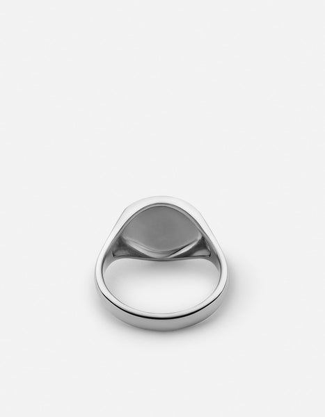 Wells Signet Pinky Ring, Sterling Silver | Men's Rings | Miansai