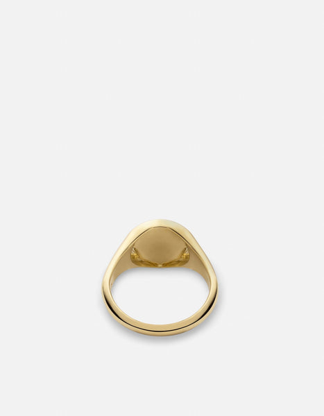 Slice and Dice 14k Gold Vermeil Ring 