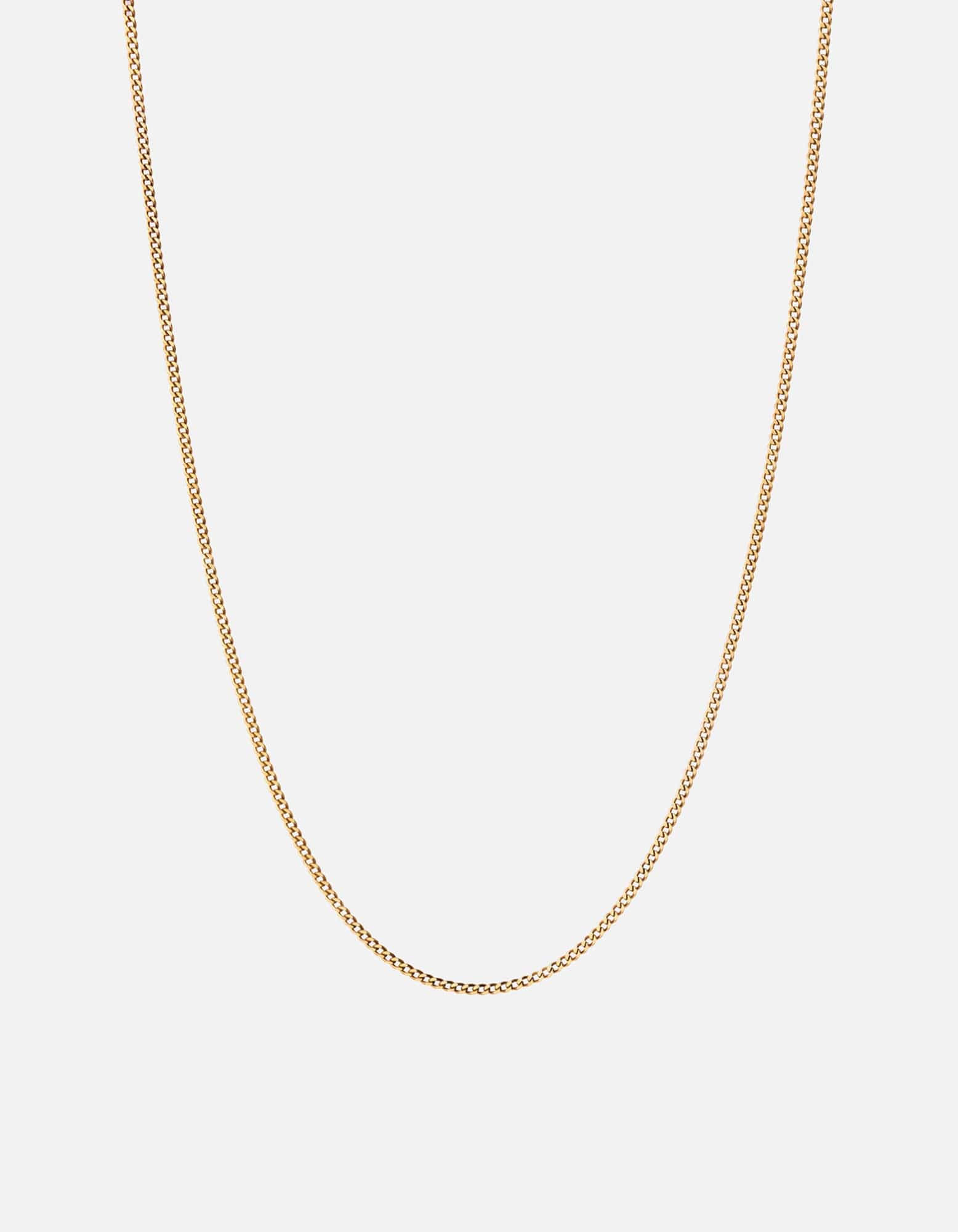 2mm Cuban Chain Necklace, Gold | Men's Necklaces | Miansai