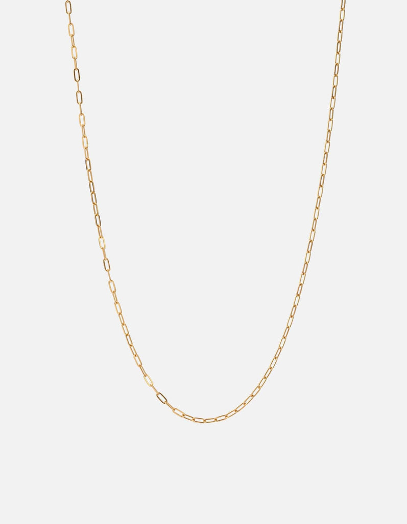 LYNX Men's Gold Tone Stainless Steel Bar Link Chain Necklace - 24 in.