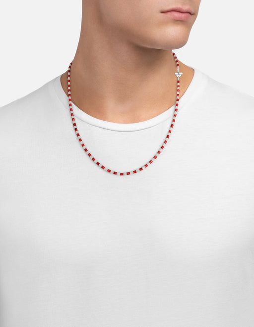 Miansai Necklaces Kai Carnelian Necklace, Sterling Silver