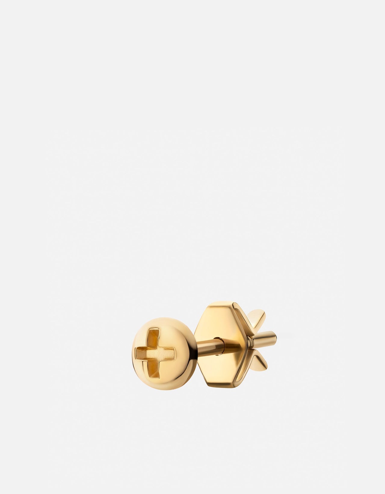 Louis Vuitton Mens Earrings, Gold