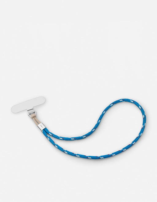 Miansai Phone Cords Rope Phone Strap, Sterling Silver/Blue Blue/Red / O/S