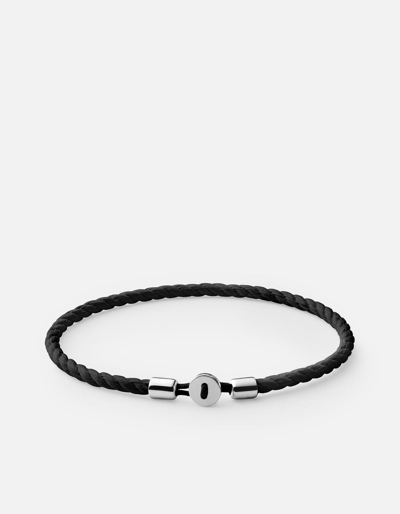Nexus Cotton Rope Bracelet, Sterling Silver | Men's Bracelets | Miansai