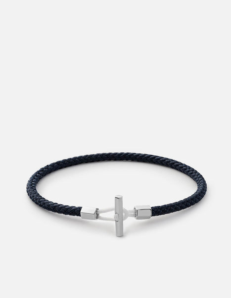 Vice Rope Bracelet, Sterling Silver, Polished | Men's Bracelets | Miansai