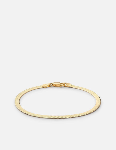 Herringbone Bracelet, Gold Vermeil | Women's Bracelets | Miansai