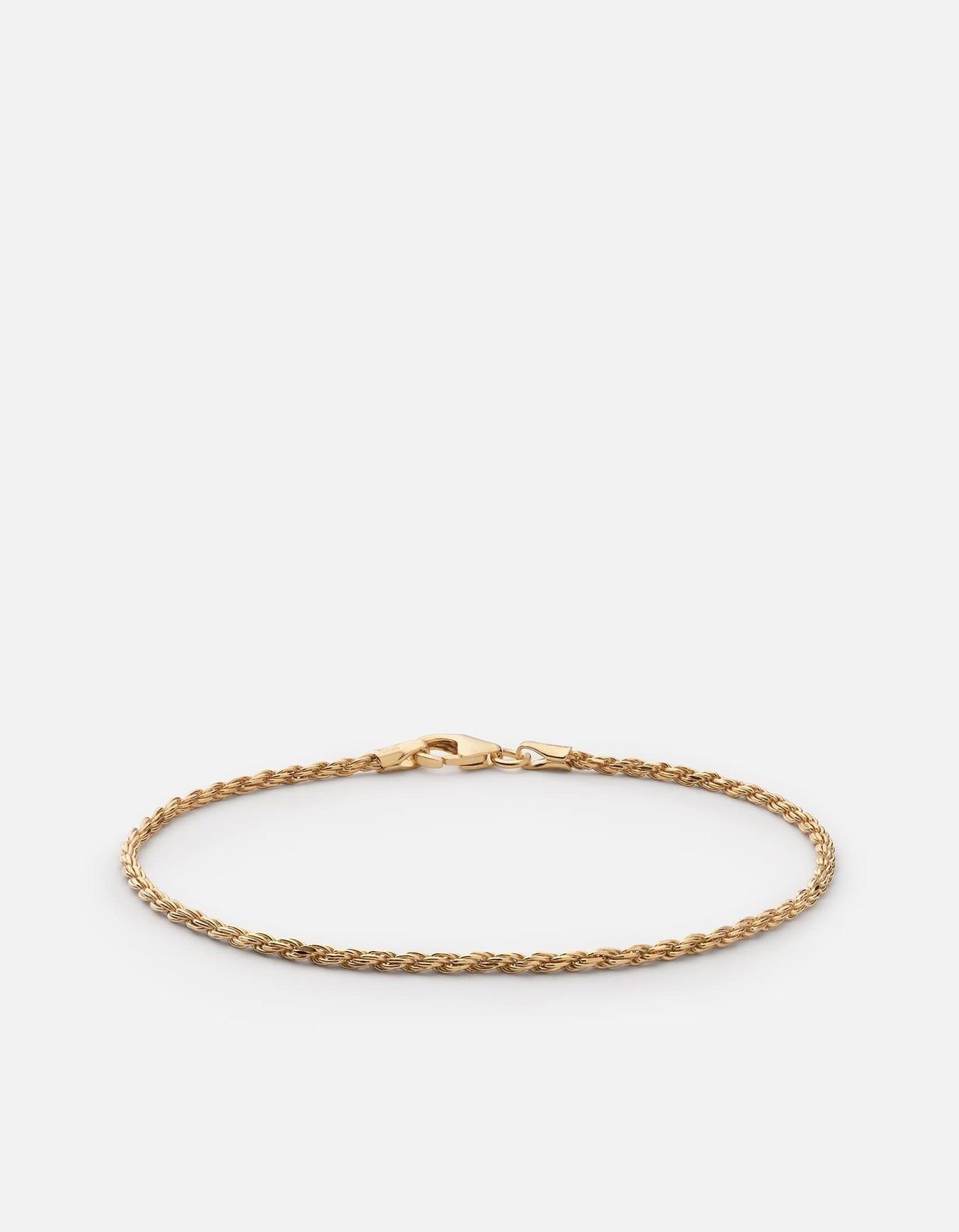 Mini Single Rope Casing, Gold, Men's Bracelets