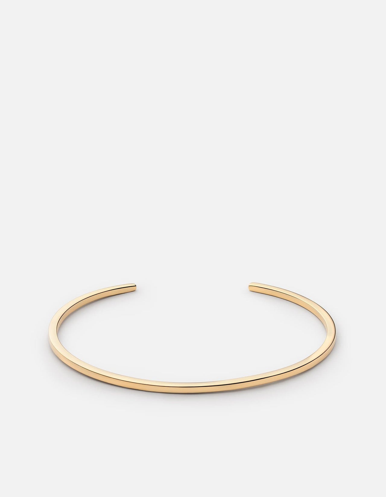 Signature Thin Bangle in 18k Gold Vermeil on Sterling Silver