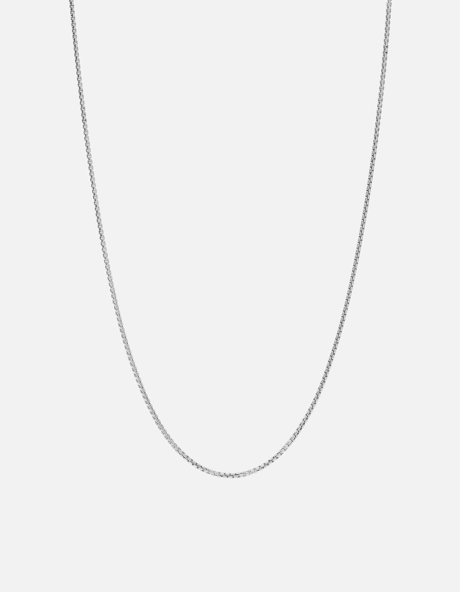 silver chain necklace for men