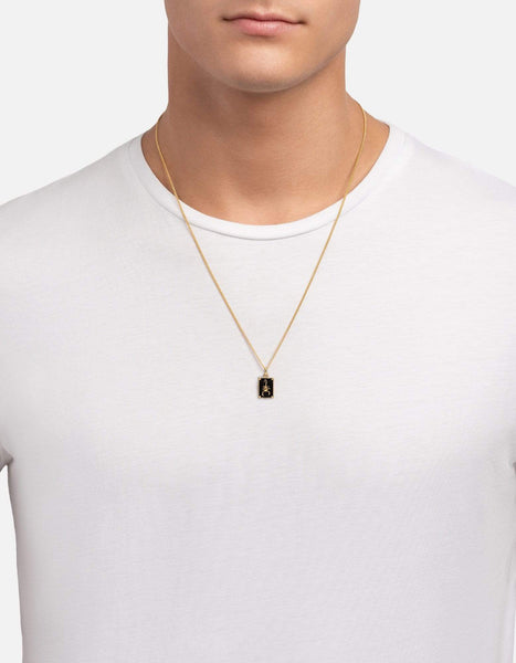 Scorpius Pendant Necklace, Gold Vermeil w/Enamel | Men's Necklaces ...