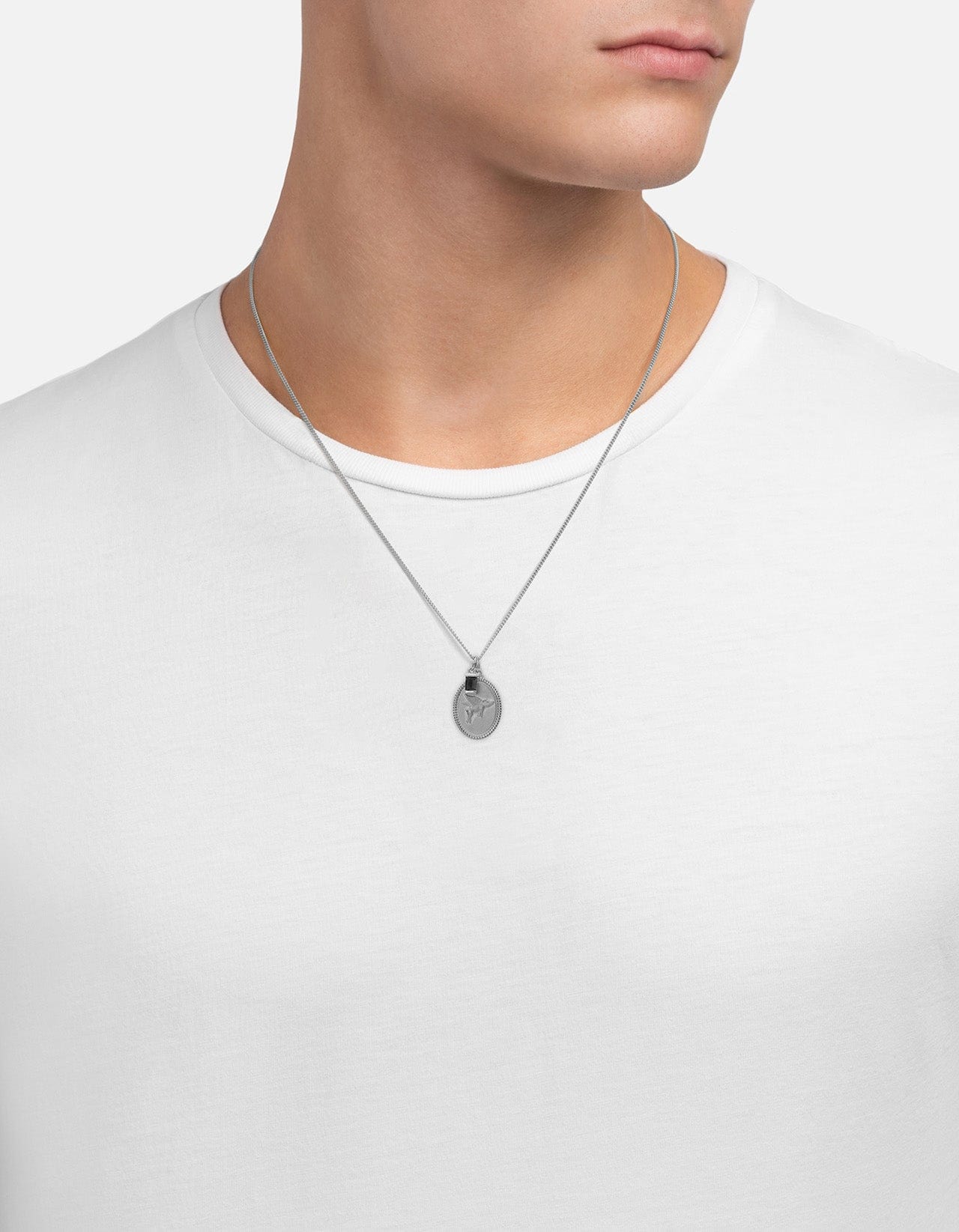 2-pack necklaces - Silver-coloured/Black - Men | H&M IN
