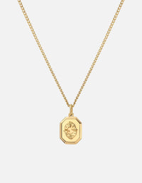 Miansai Necklaces Pisces Nyle Necklace, Gold Vermeil Polished Gold / 21 in. / Monogram: No
