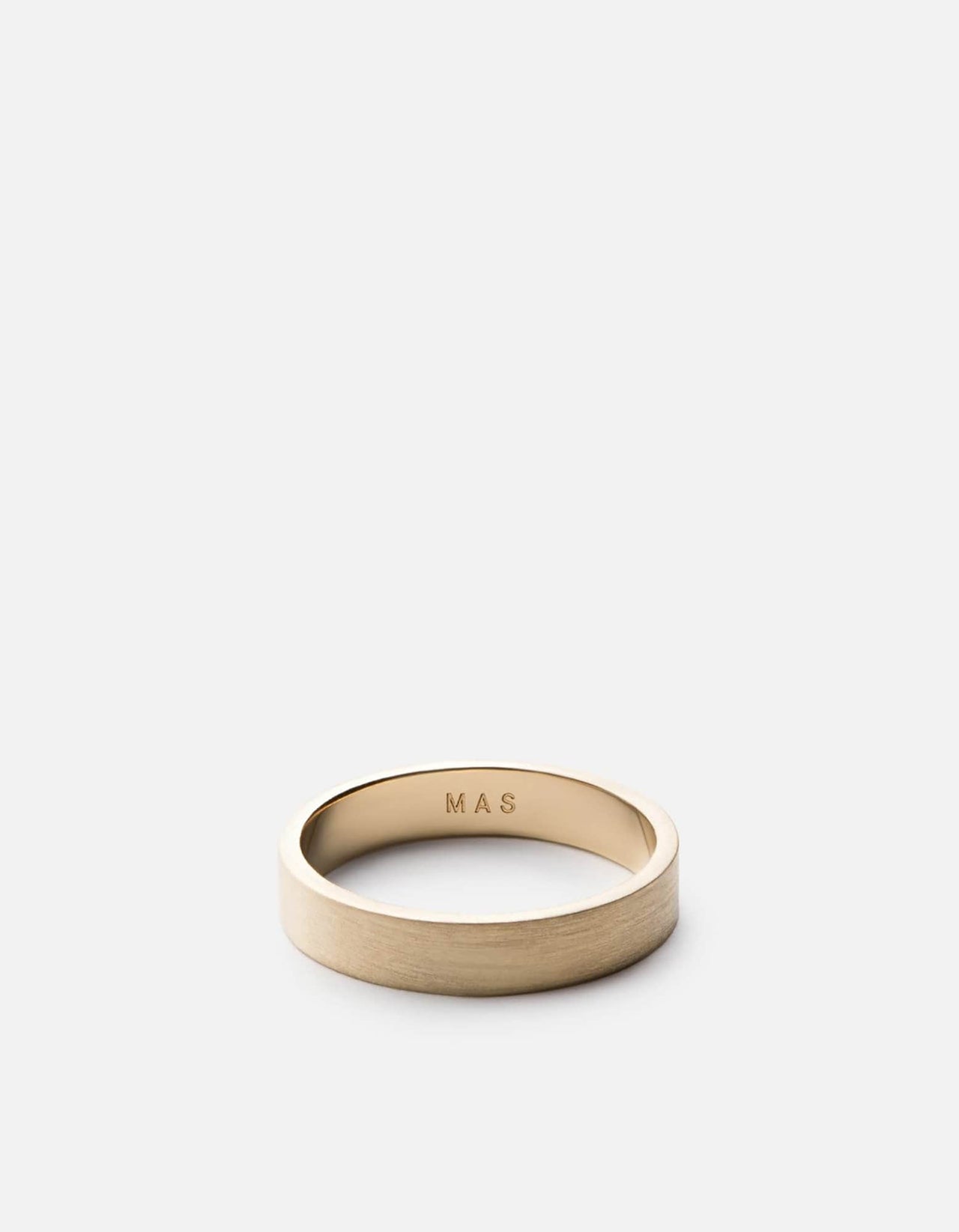 Buy Mens Gold Ring With Smooth Matte Finish. Flat Gold Ring With Matte  Surface. Minimalistic Design. Simple Ring for Him. Matte Gold. 5mm Wide.  Online in India - Etsy