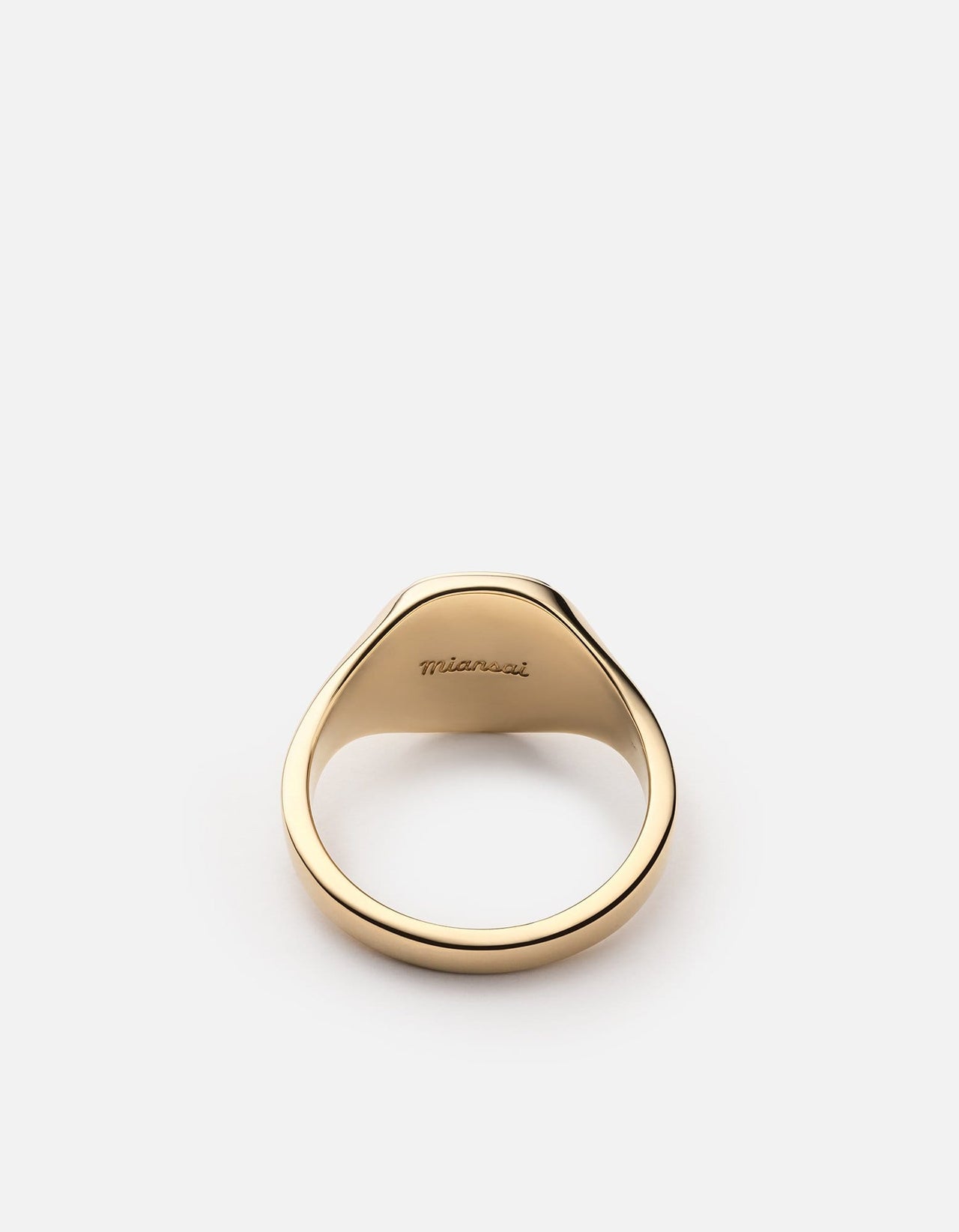 Square Step Ring, Gold Vermeil | Men's Rings | Miansai