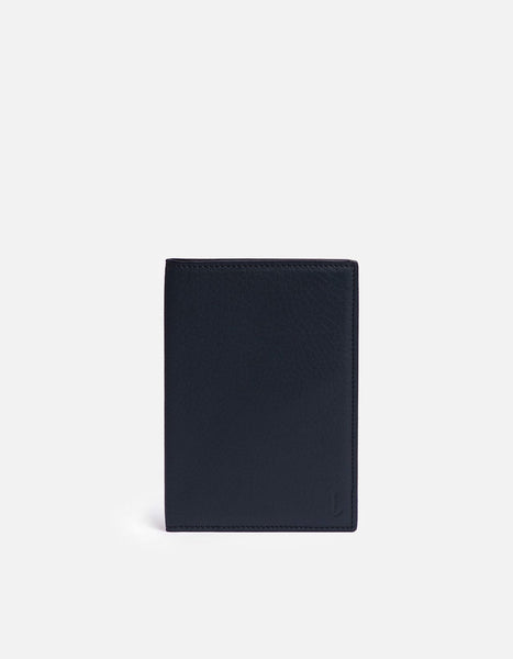 Modern Passport Wallet, Textured Navy | Small Leather Goods | Miansai