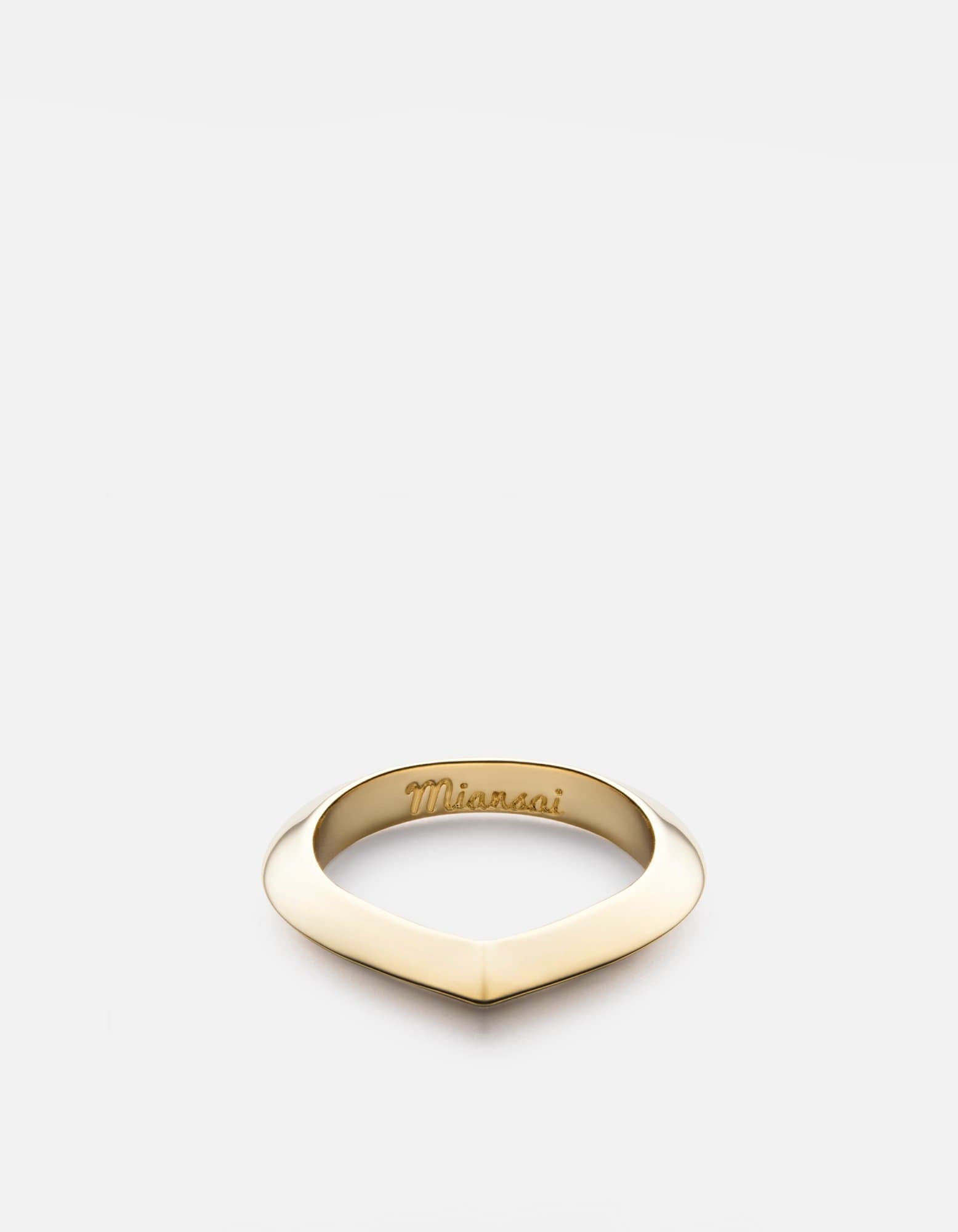Angular Ring, Gold – Miansai