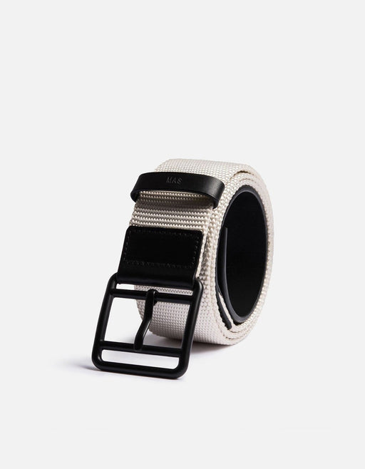 Webbing Belt, Black/White | Belts | Miansai